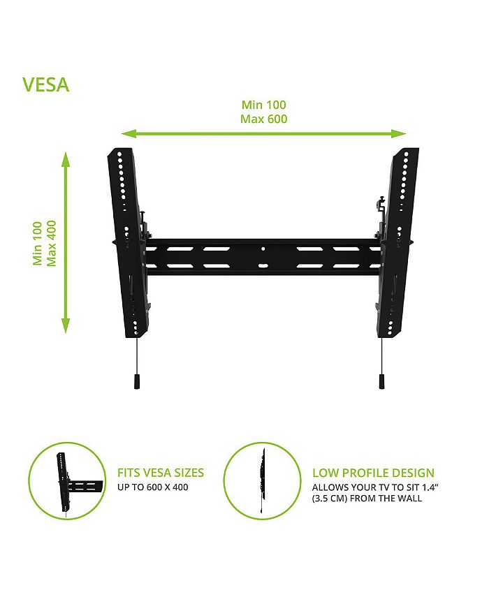 Kanto PT300 Dual Stud Tilting Mount for 32" to 90" TV Macy
