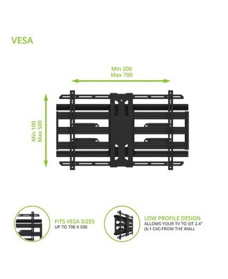 PDX700 Articulating Full Motion TV Mount for 42" - 100" TV