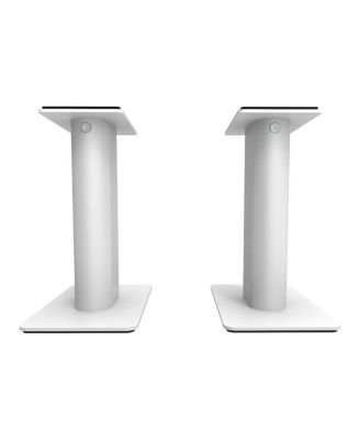 SP9 9" Universal Desktop Speaker Stands with Rotating Top Plates and Cable Management - Pair