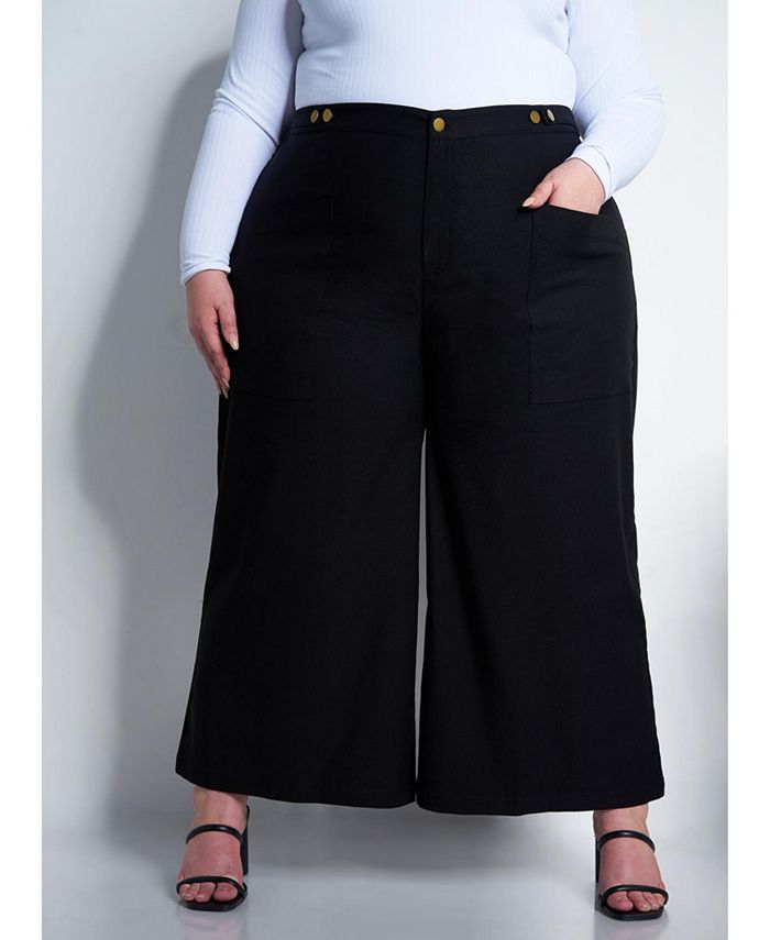 Rebdolls Women's Plus Size Wide Leg Cargo Pants - Macy's