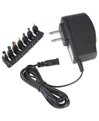 Universal AC To DC Power Adapter - Black