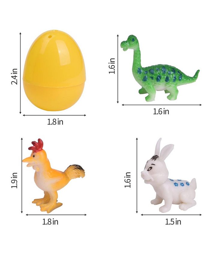 Fun Little Toys Easter Eggs Prefilled with Animal Toys 50pcs Macy's