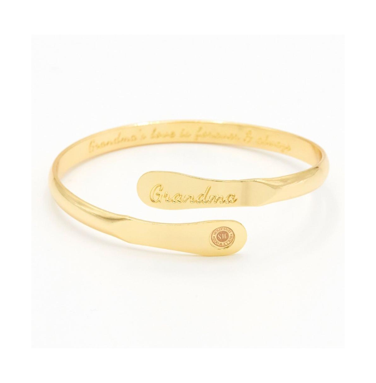 Grandma Bracelets, Engraved Bracelets - Gold