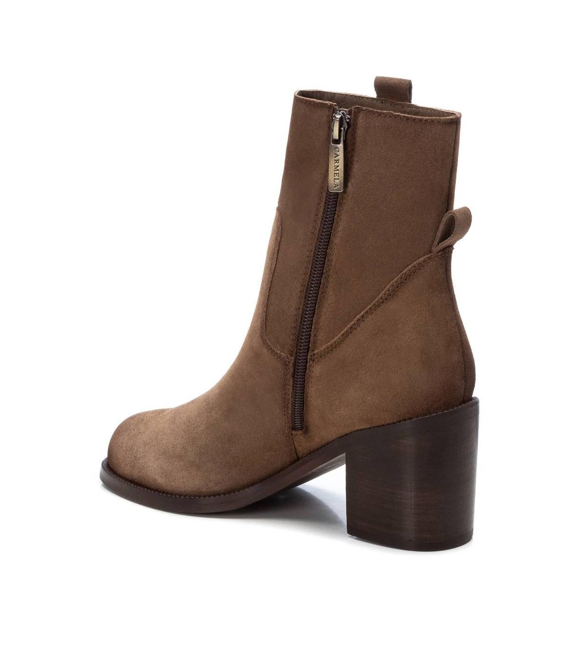 Women's Suede Block Heel Boots Carmela By Xti