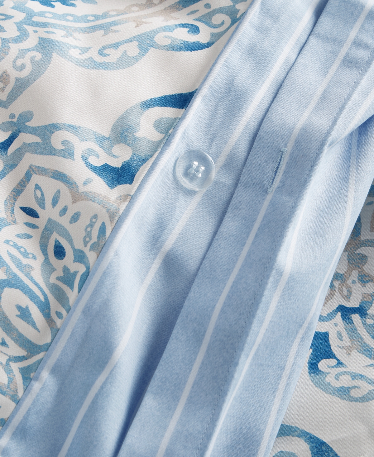 Charter Club Coastal Medallion 2-pc. Comforter Set, Twin, Exclusively At Macy's In Blue