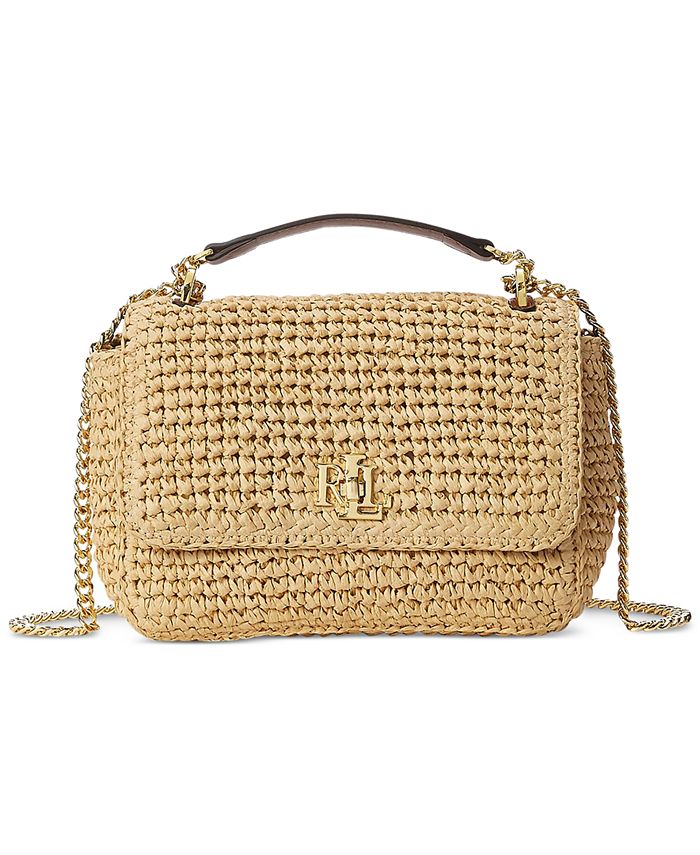 Lauren Ralph Lauren Woven Sophee Crossbody Bag - Macy's