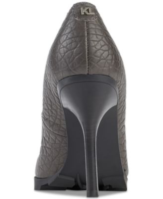 Madelyn Slip On Pointed Toe Lug Sole Pumps