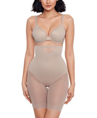 Women's  Extra Firm Tummy-Control Sheer Trim Thigh Slimmer 2789
