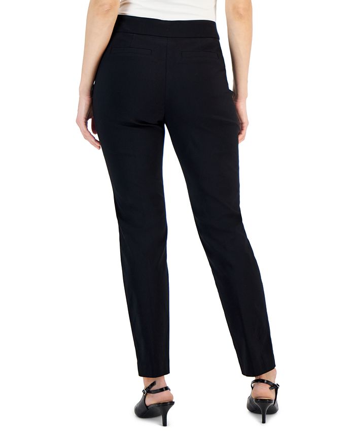 JM Collection Women's Pull-On Slim-Leg Ankle Pants, Created for Macy's ...