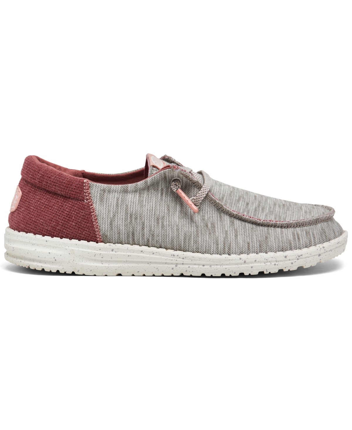 Shop Hey Dude Women's Wendy Funk Mono Casual Moccasin Sneakers From Finish Line In Light Gray