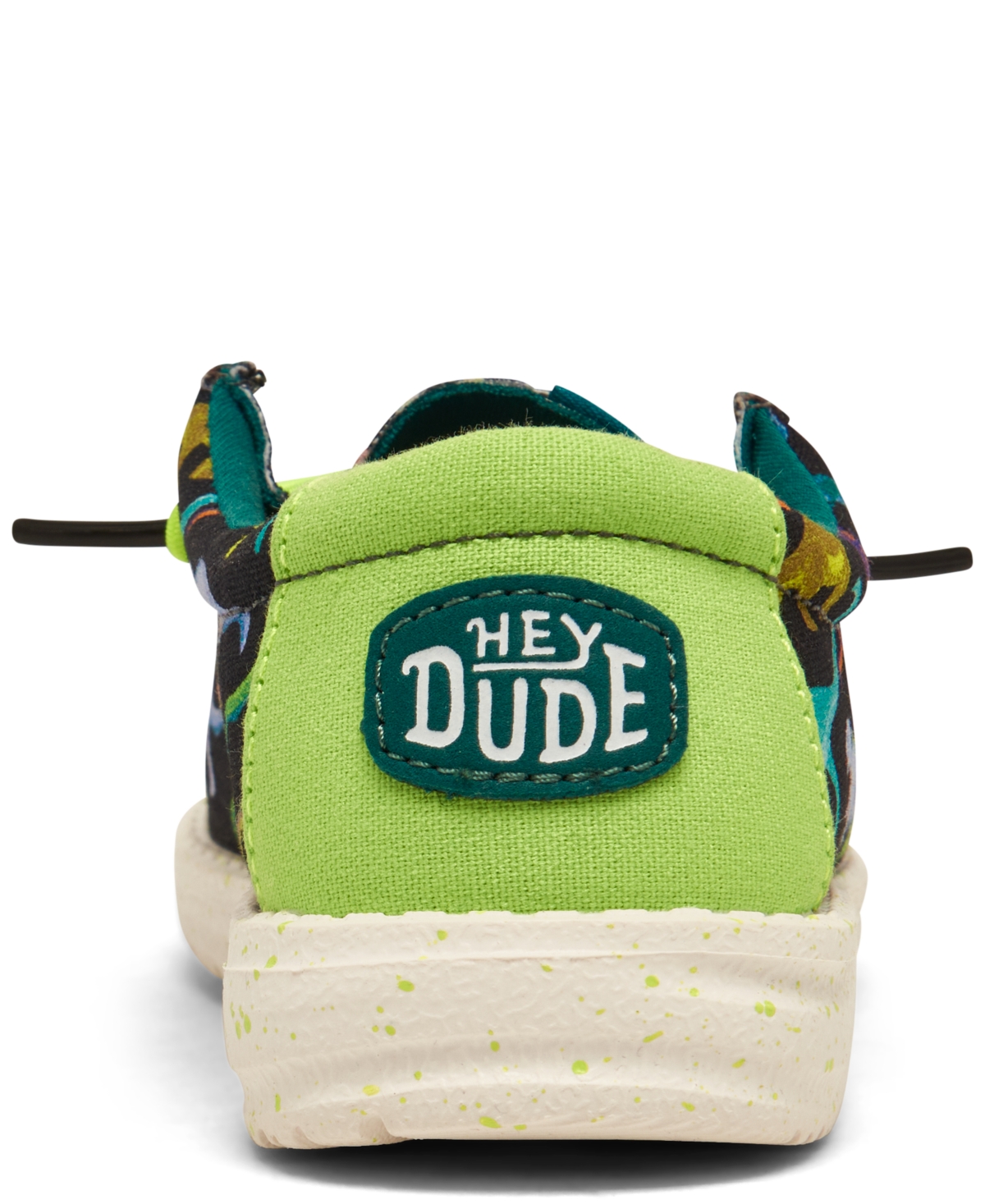 Shop Hey Dude Toddler Boys Wally Dino Casual Sneakers From Finish Line In Black,green,white