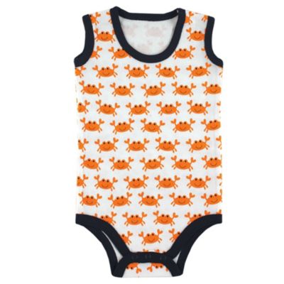 Baby Boys Sleeveless Cotton Snap-Crotch Undershirts