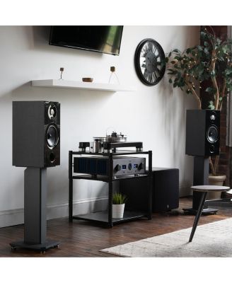 SX22 22" Tall Fillable Speaker Stands with Isolation Feet