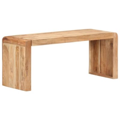 Bench 43.3"x15"x18.1" Solid Acacia Wood