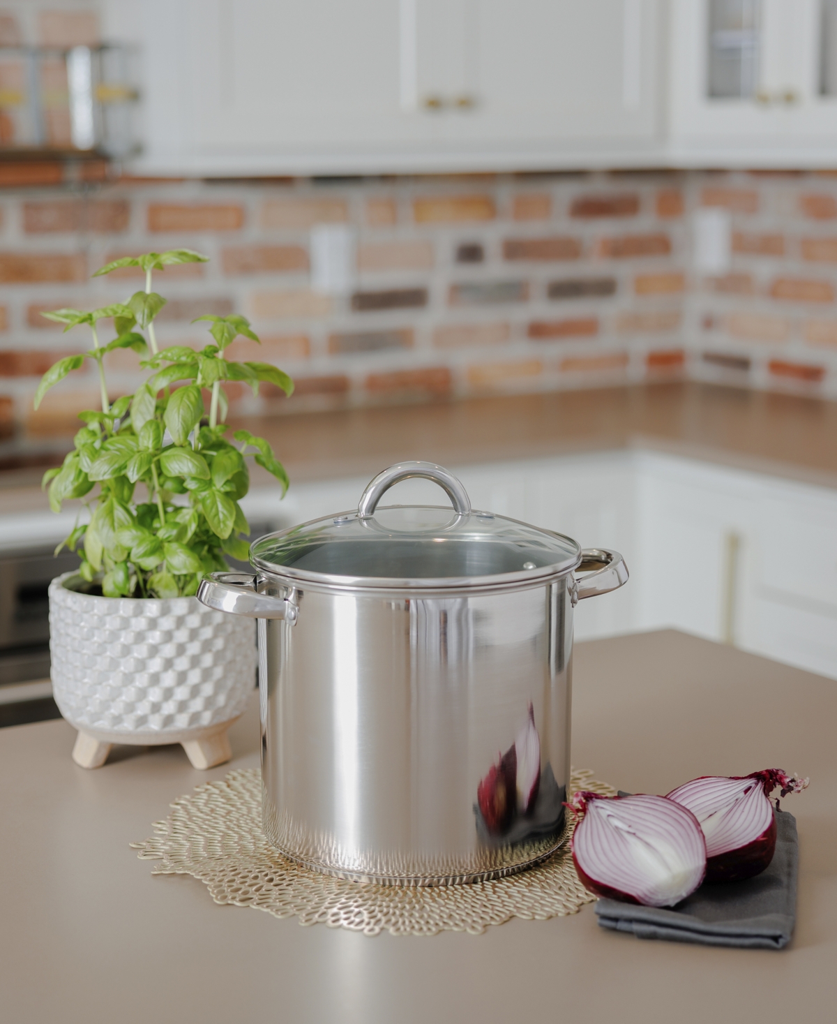 Sedona Kitchen 10-Qt. Stainless Steel Stockpot