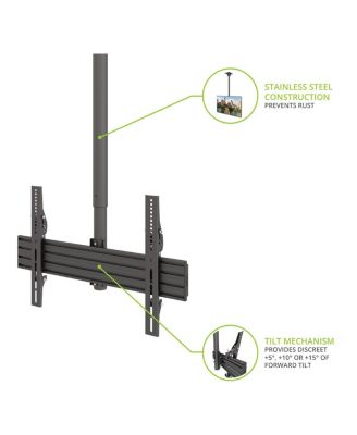 CM600SG Stainless Steel Full-Motion Outdoor Ceiling Mount for 37" - 70" TVs
