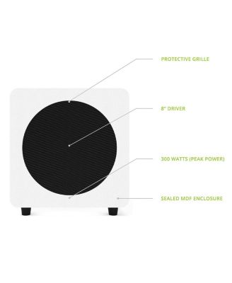 SUB8 8-inch Sealed Powered Subwoofer