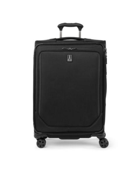 Чемодан Travelpro Crew Classic Medium Check-in Expandable Spinner, цвет: Угольно-чёрный