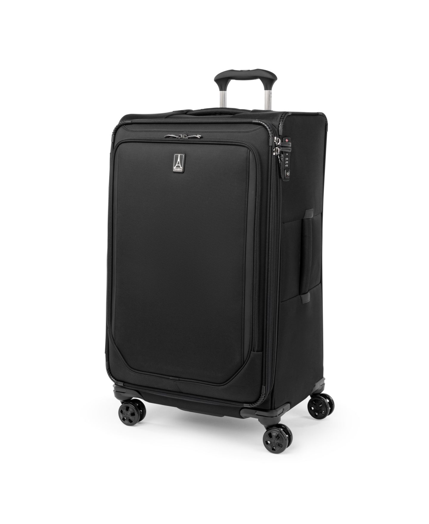Чемодан Travelpro Crew Classic Large Check-in Expandable Spinner, цвет: Угольно-чёрный — фото 2