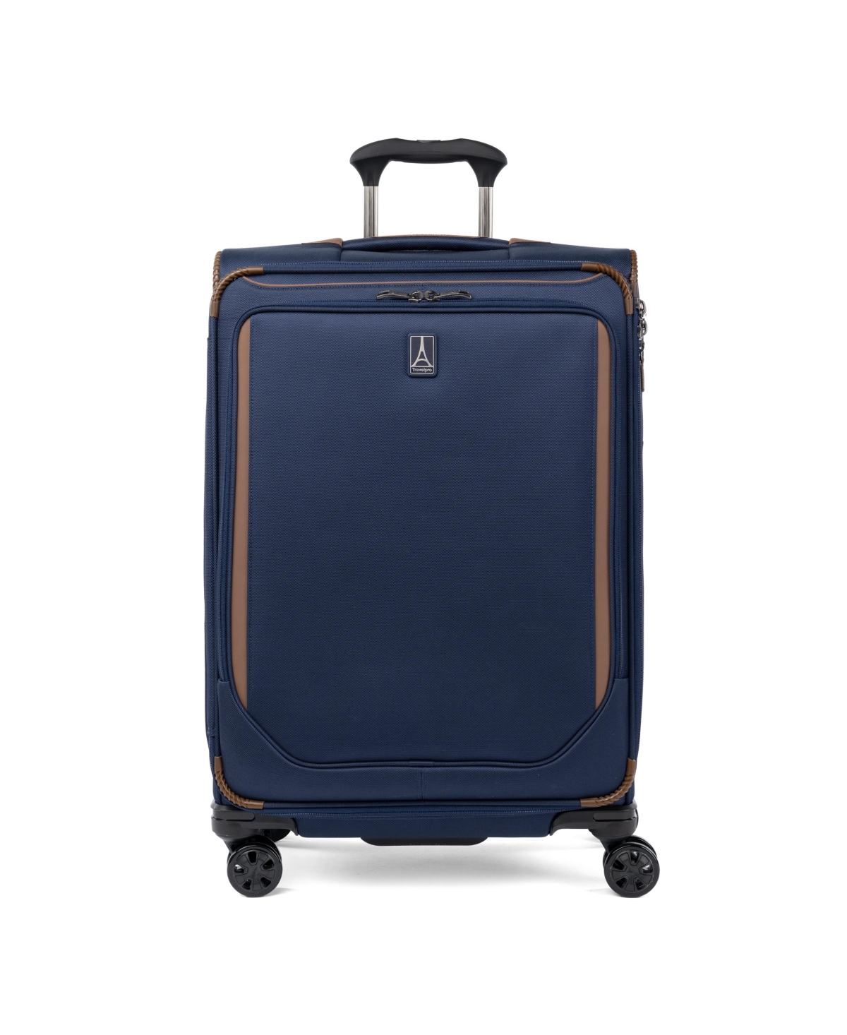 New! Travelpro Crew Classic Medium Check-in Expandable Spinner Luggage - Patriot Blue