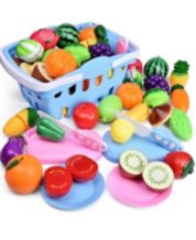 Bueautybox Pizza Set for Kids, Play Food Toy Set, Great for A Pretend Pizza Party,Fast Food Cooking and Cutting Play Set Toy, Size: 17