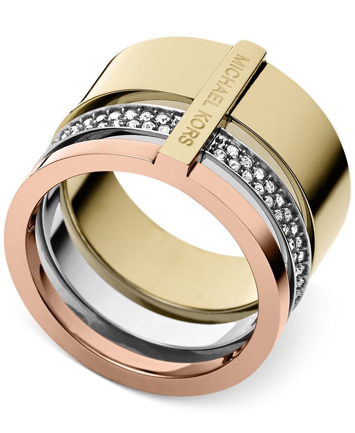 Michael kors stackable online rings