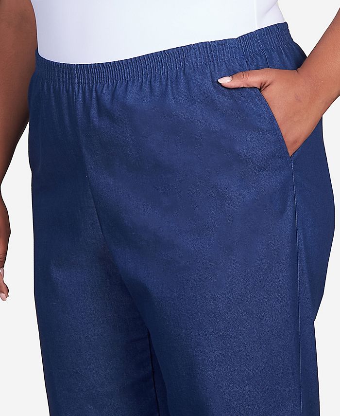 Alfred dunner plus cheap size denim pants
