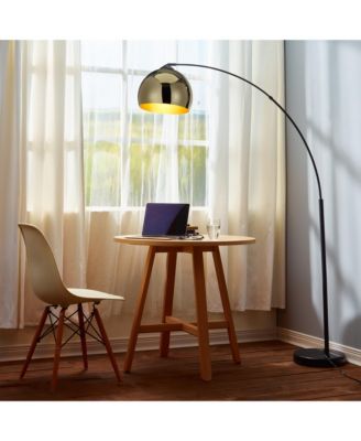 Arquer Arc Metal Floor Lamp with Bell Shade