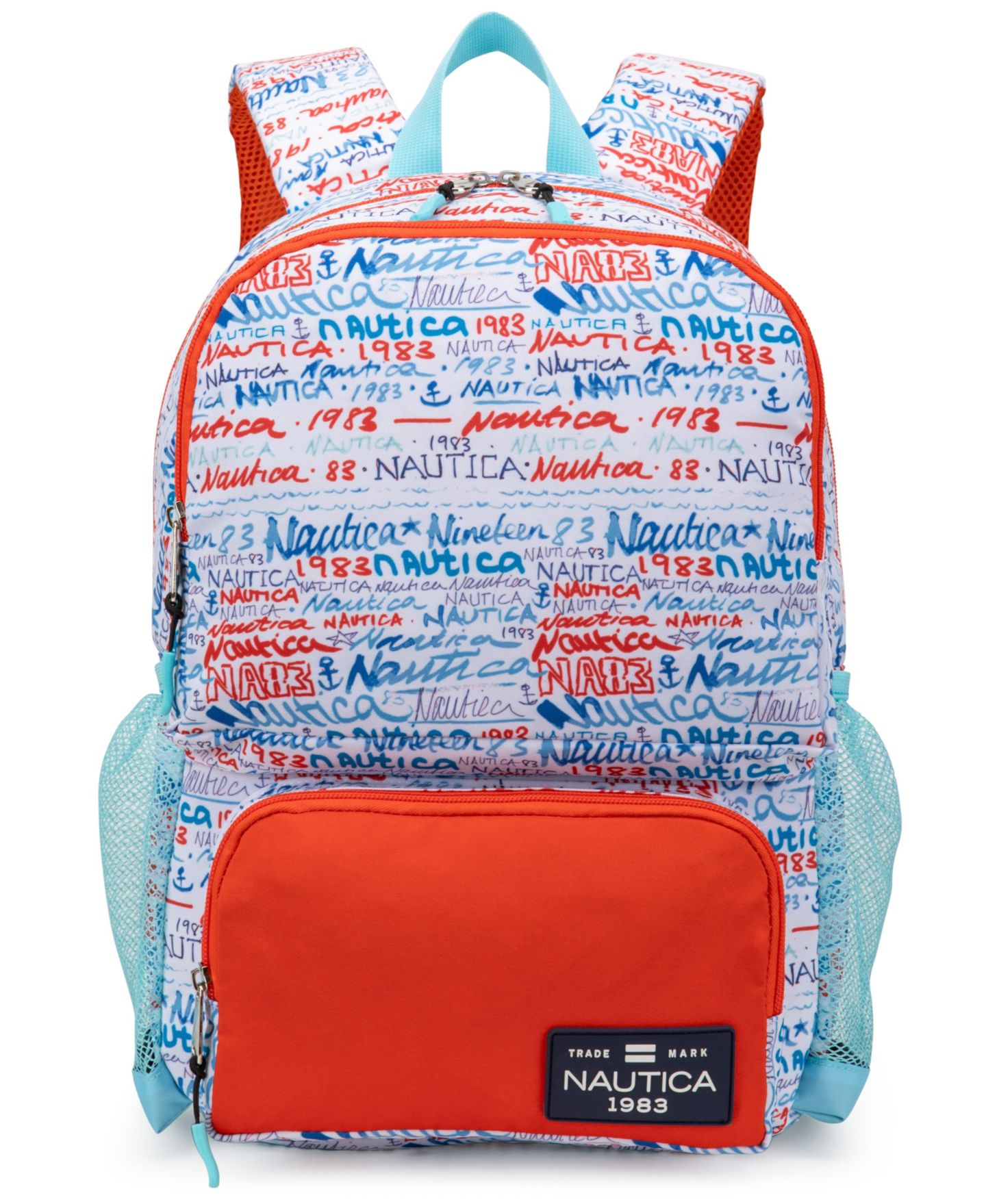 Рюкзак Nautica for School, 16" H для детей, цвет: Graffiti — фото 1