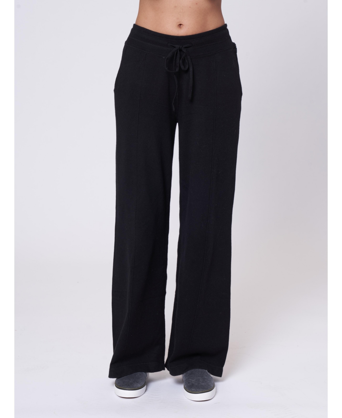 Women's Knit Tisbury Wide Leg Pant - Black