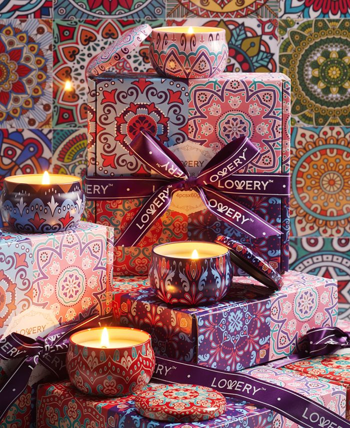 Lovery 4Pc. Travel Candle Gift Set Macy's