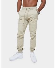 Tubination Jogger Pant Mens Relaxed Fit Beige Cargo Style Cotton Jogger  Jeans Track Pants