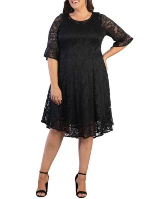 Kiyonna Plus Size Livi Lace Cocktail Dress Macy s