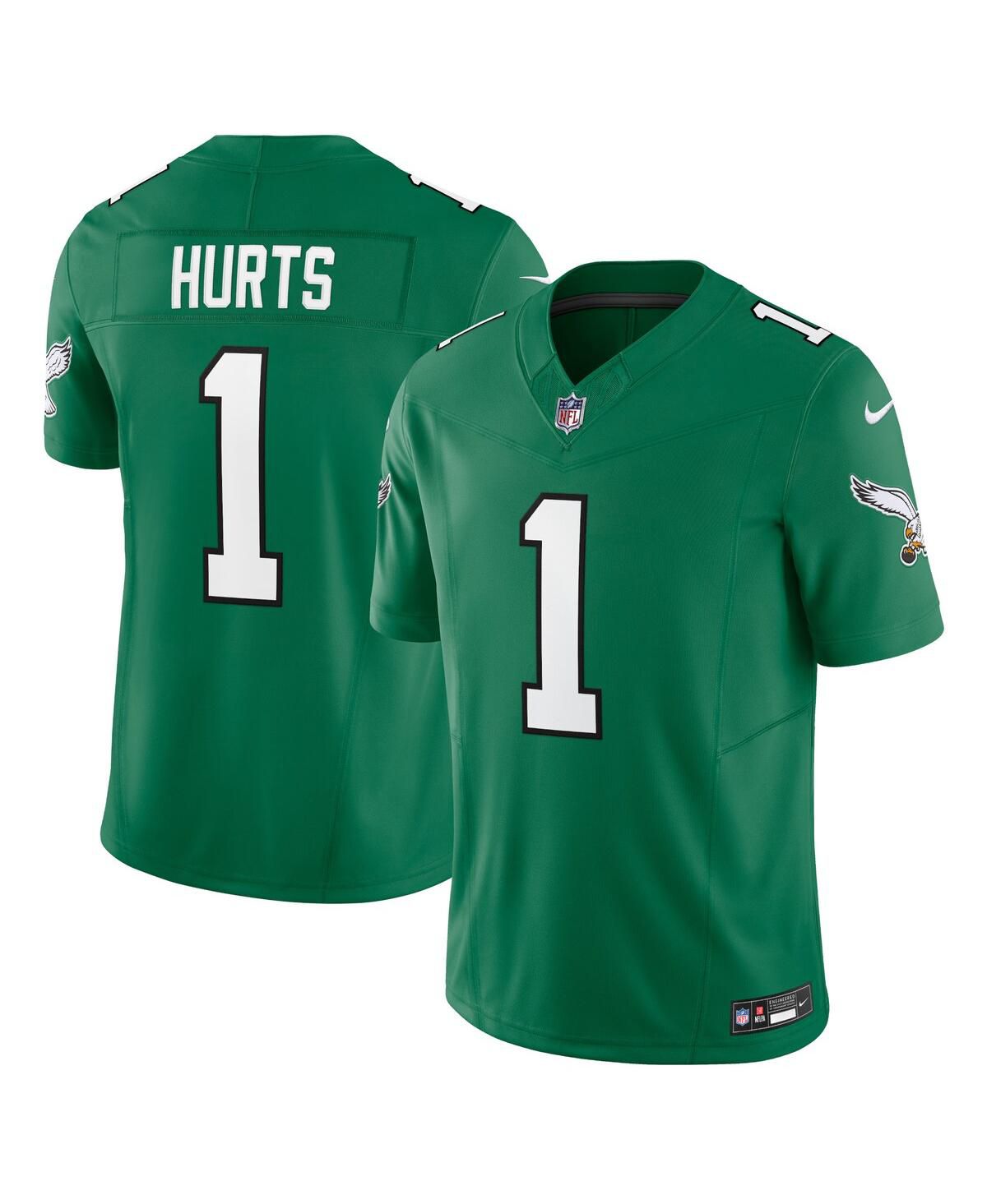 Мужская футболка Jalen Hurts Kelly Philadelphia Eagles Vapor F.U.S.E. Limited