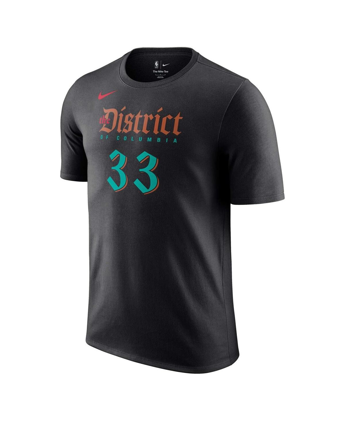 Men's Nike Kyle KuzmaWashington Wizards 2023/24 City Edition Name and Number T-shirt - Black