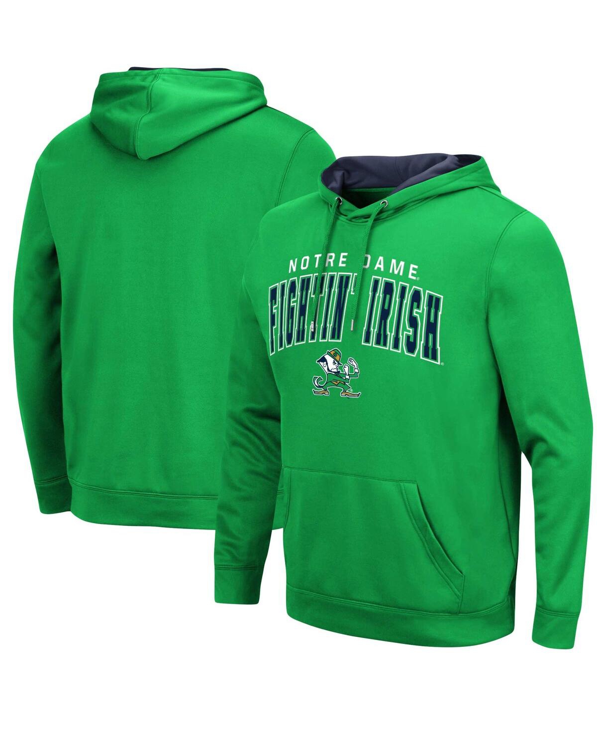 Colosseum Men's  Green Notre Dame Fighting Irish Resistanceâ Pullover Hoodie