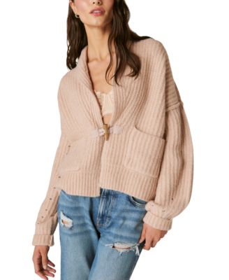 Lucky Brand - Women's Shawl Collar Toggle-Front Cardigan