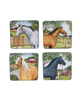 Clover Farm 4-Pc. Salad Plates asst.