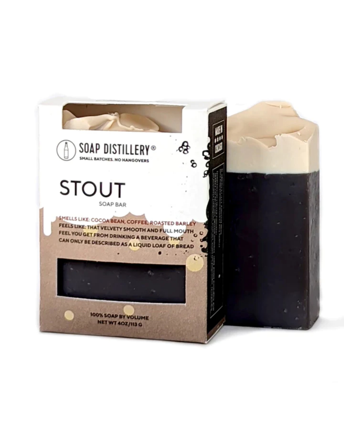 Soap Distillery Stout Soap Bar In Brown