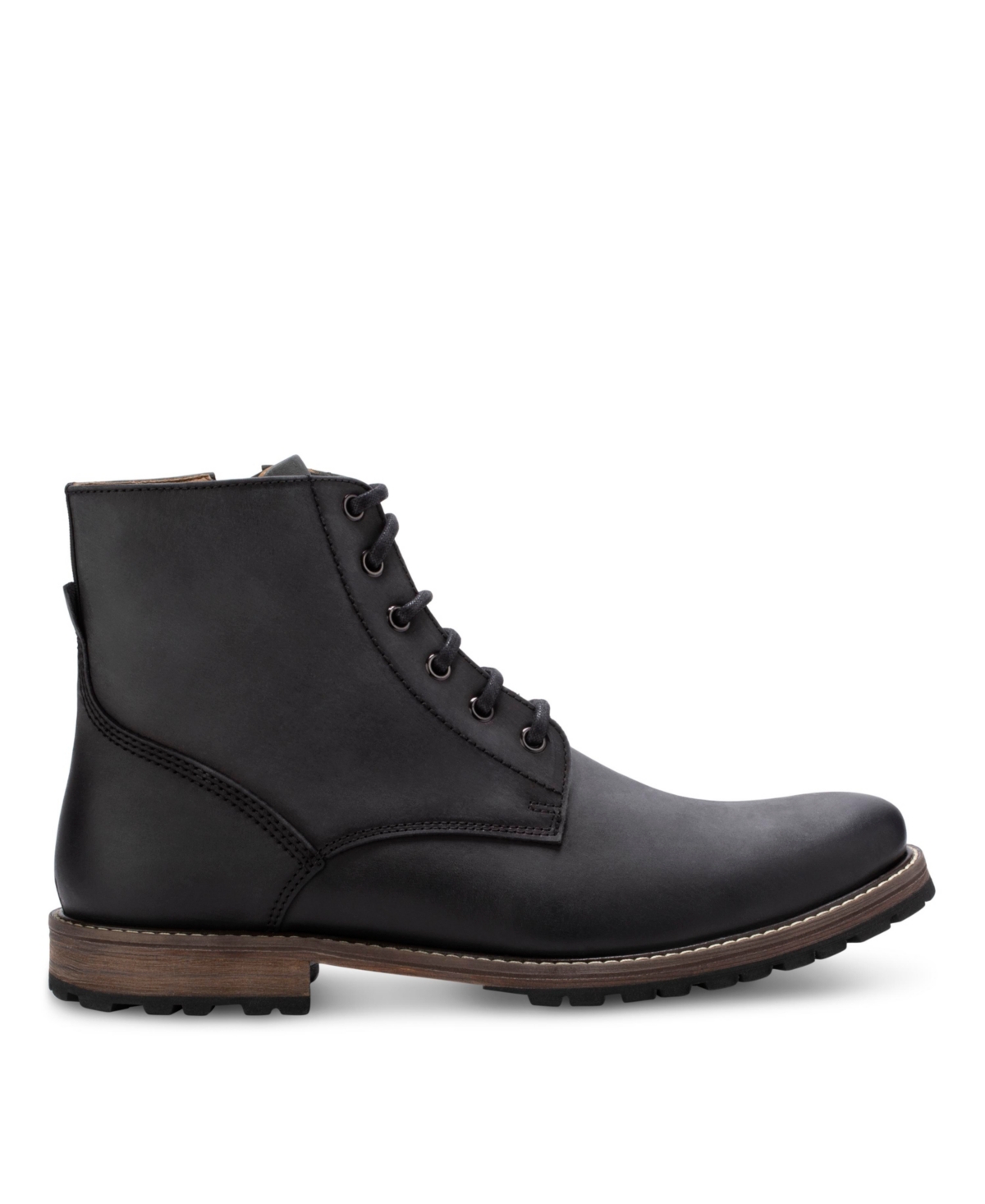 Shop Eastland Shoe Men's Hoyt Leather Lace-up Ankle Boots In Black