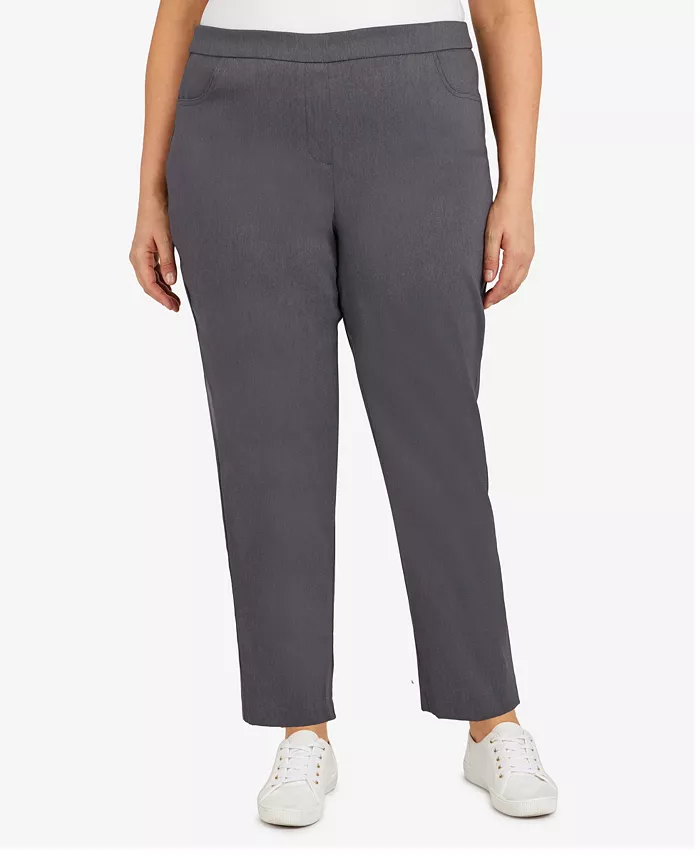 Plus Size Classic Allure Tummy Control Pull-On Average Length Pants - thumbnail 4