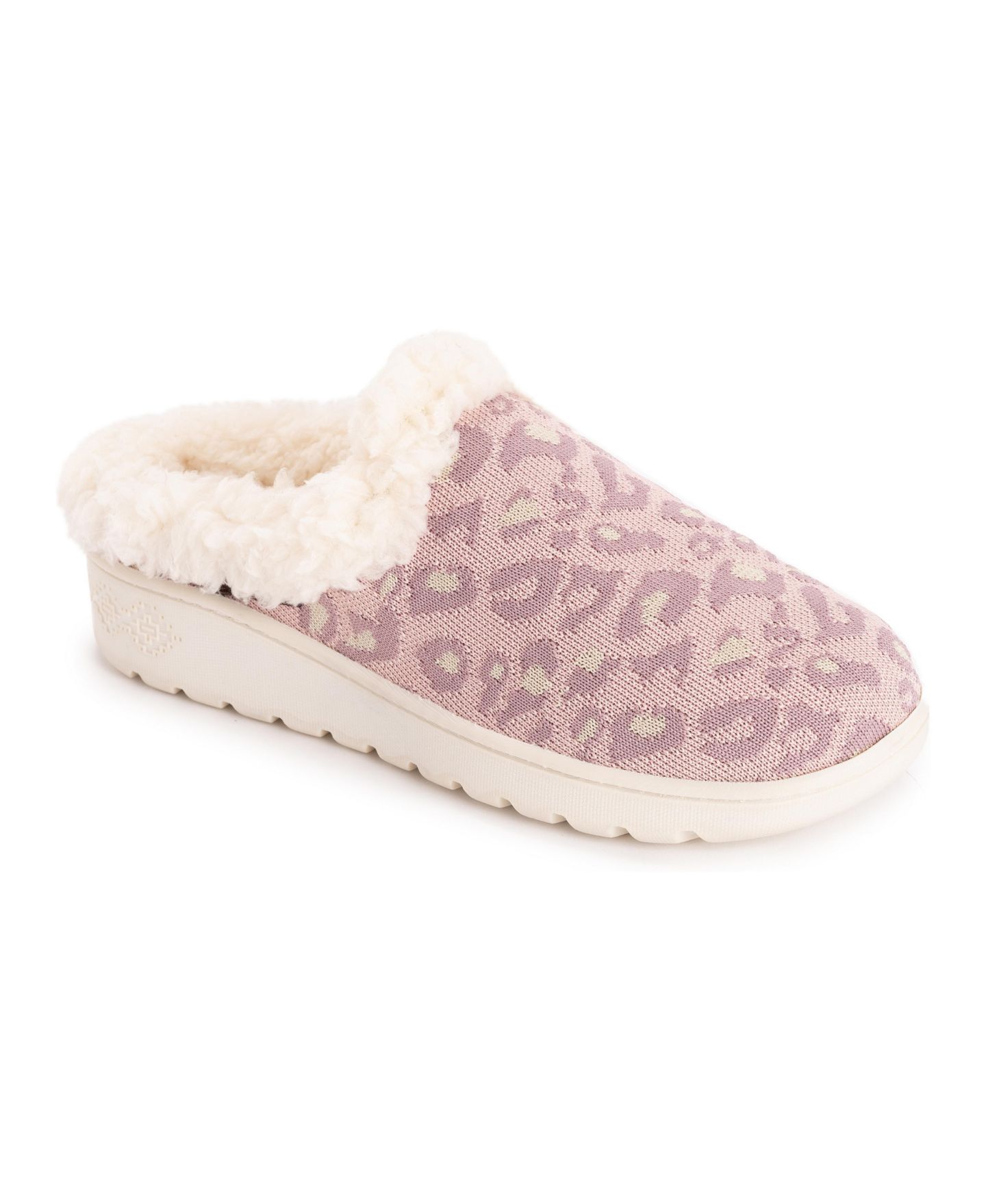 Женские тапочки MUK LUKS Nony Flyknit Slippers, цвет: Пудровый — фото 1