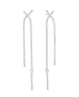 Heymaeve Platinum Plated Brass Statement Earrings - Gold
