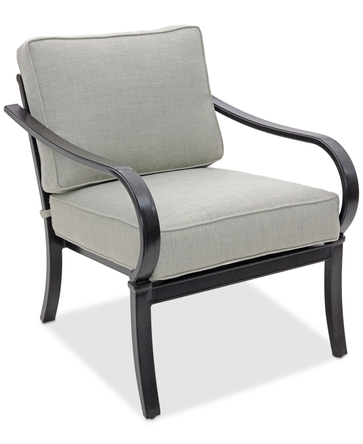 Shop Agio St Croix Outdoor 2-pc Lounge Chair Set In Oyster Light Grey