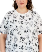 Disney Plus Size T-Shirt Mickey Mouse Icon Head Print Red : :  Clothing, Shoes & Accessories
