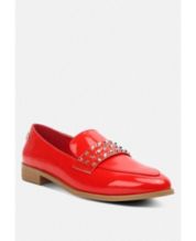 Red sales loafers macy's