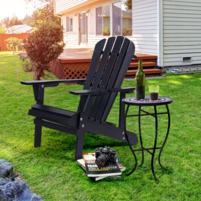 Adirondack Chair Solid Wood Outdoor Patio Furniture For Backyard ...