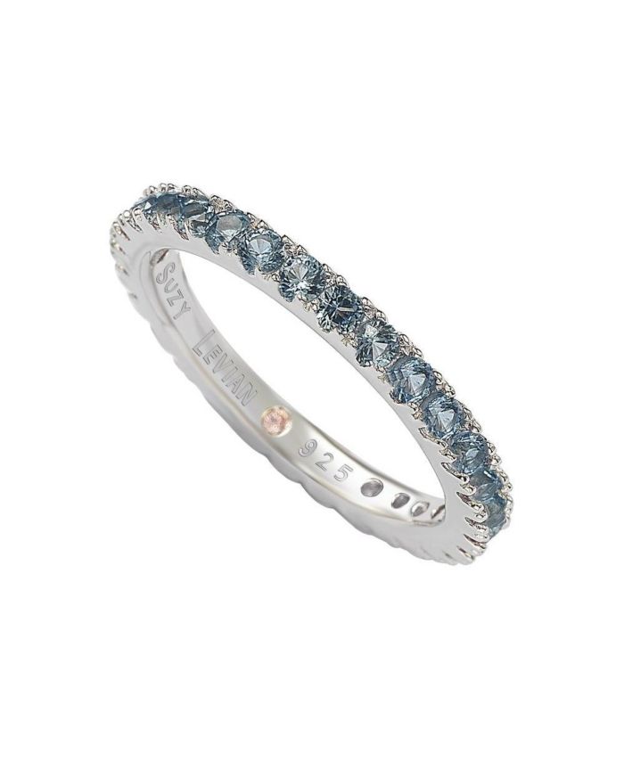 Suzy Levian New York Suzy Levian Sterling Silver Thin Cubic Zirconia