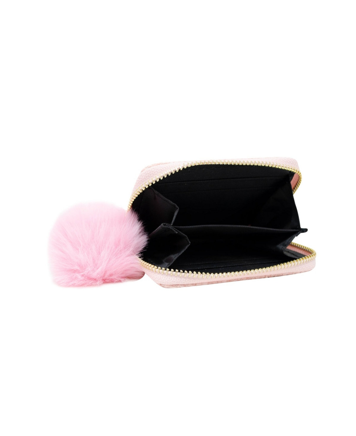 Tiny Treats + Zomi Gems GirlsShiny Dotted Heart Wallet - Pink