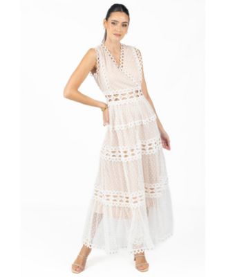 chinese dress ladies Blair Lace Detail Flare Dress *FINAL SALE*